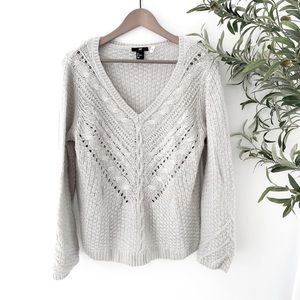 H&M grey knit sweater